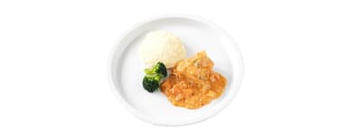 Fiskgryta Bohus med rotfrukter och fänkål, potatismos, broccoli. Nyponsoppa, vispad grädde
