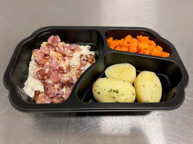 Plukkfisk Gulrot Bacon Potet