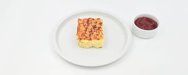 Risgrynspudding med citrus och kanel, sylt. Morotskaka