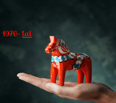 1970-tal: Korv Stroganoff serveras med ris