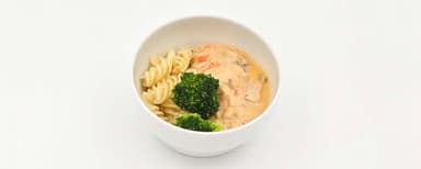 Pastasås på kyckling, oregano och lime, pasta, broccoli, Aprikossmoothie