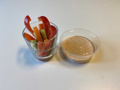 14. Ranchdipp till grönsaksstavar 