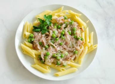 4. Specialkost MCT - Pasta Carbonara med ärtor*