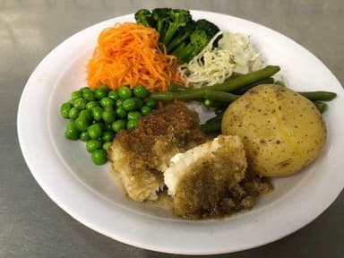 Fisk Bordelaise, potatis