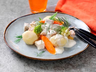 Fiskgryta med potatismos