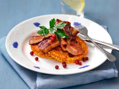 Ugnspannkaka med bacon