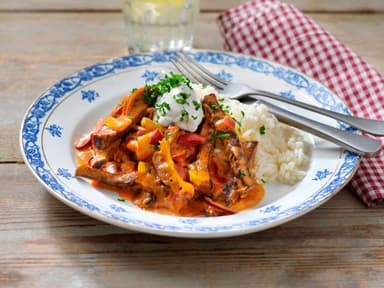 Köttgryta med kokt potatis