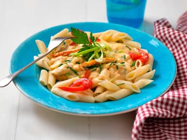 Kycklingsås med pasta